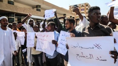 صورة غضب شعبي في السودان إزاء “التطبيع”