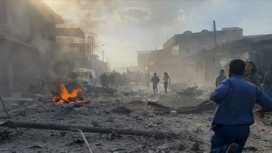 صورة مقتل 5 أشخاص بينهم ضابط في تفجير مدينة الباب