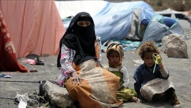صورة حوالي 28 ألف أسرة يمنية نزحت هذا العام