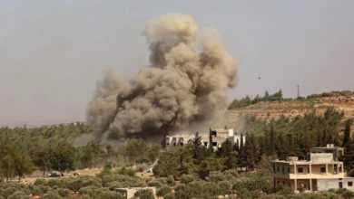 صورة قصف جوي يستهدف ريفي حماة وإدلب