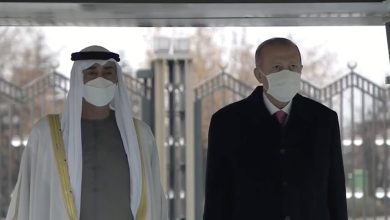 صورة بن زايد وأردوغان يطويان عقد من الخصام بالاقتصاد