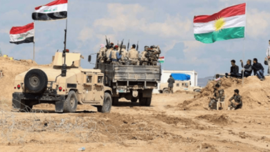 صورة داعش يستهدف قوات البيشمركة في العراق