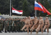 صورة مناورات عسكرية مشتركة بين دمشق وروسيا على حدود الجولان