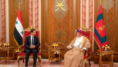 صورة الأسد في زيارة رسمية إلى سلطنة عُمان